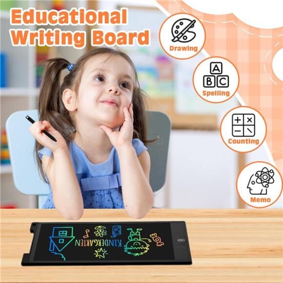LCD Writing Tablet,12Inch Kids Toys DoodleBoard,Toddler Toys for 3 4 5 6 7 8Year - Picture 3 of 8